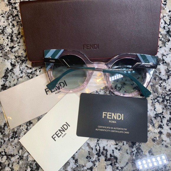 Fendi Sunglasses Worn Once!! - Picture 2 of 5